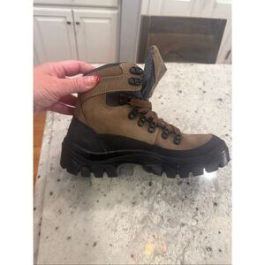 Wellco Brown Military Hiking Combat Boots style #87500-0707 sz 5W NWOT